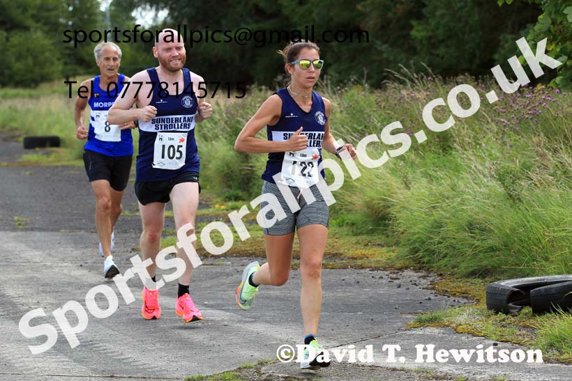 2023 Tynedale 'Jelly Tea' 10 Mile Road Race,  Ouston Airfield, Albermarle Barracks,  Northumberland.  Photo: David T. Hewitson/Sports for All Pics